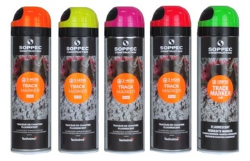 СПРЕЙ-КРАСКА ДЛЯ ГЕОДИЗАЙНА SOPPEC МАРКЕР 12 шт.