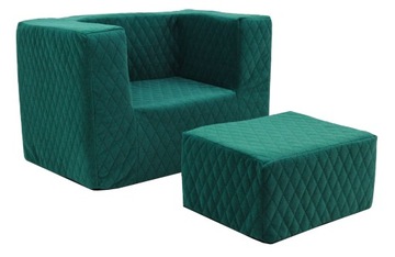 FOTELIK MAT DLA DZIECI PIKOWANY PUFA SOFA