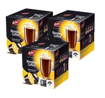 Kapsułki René MORNING do Dolce Gusto 3x16szt