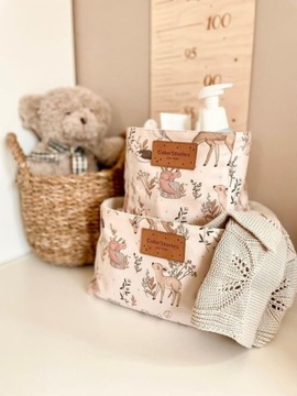 Pojemnik Organizer na Pieluszki L ColorStories 16x24 cm Forest Friends New