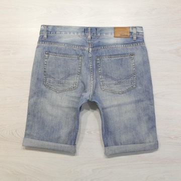 FIRETRAP _ JEANSOWE FIRMOWE SPODENKI Z LOGO _ W34