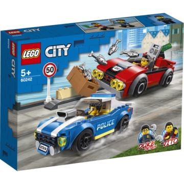 LEGO CITY POLICE 60242 ARESZTOWANIE NA AUTOSTRADZI