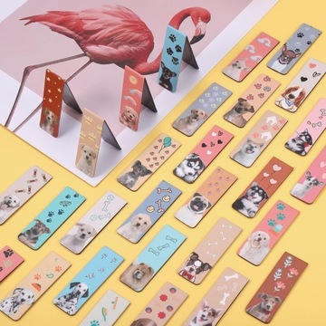 30 ЗАКЛАДОК ДЛЯ КНИГ ДЕТСКАЯ КНИГА ЖИВОТНЫЕ СОБАКИ УЧИТСЯ ЧИТАТЬ