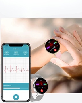 SMARTWATCH CARDIOATCH ЖЕНСКИЙ САХАР ЭКГ HRV PPG ЧСС ЗВОНКИ МЕНЮ ПОЛЬСКИЙ