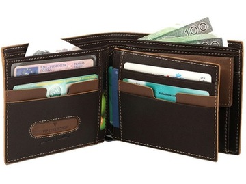 Ekskluzywny skórzany portfel męski Vip Collection