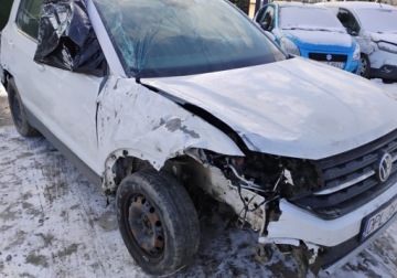 Volkswagen T-Cross SUV 1.0 TSI 95KM 2021 Volkswagen T-Cross 2021r, SALON POLSKA. 1.0 TSI. Uszkodzony prawy przod i, zdjęcie 20