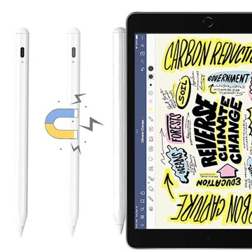 емкостное перо для iPad/iPhone/Android Samsung 3 кончика пера белое