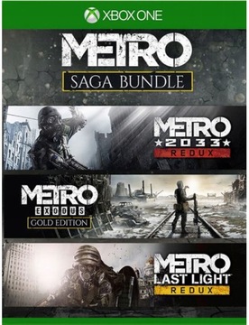 METRO LAST LIGHT + 2033 + EXODUS GOLD XBOX ONE/X/S