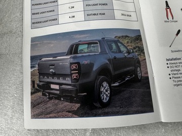 FORD RANGER 12- LEVÝ PRAVÁ ZADNÍ SVĚTLO LED