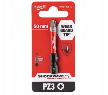 Bit udarowy Shockwave PZ3 50mm 4932430870