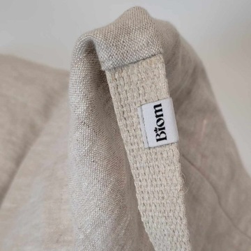 Подушка для медитации LINEN с лузгой гречихи, 100% ЛЕН