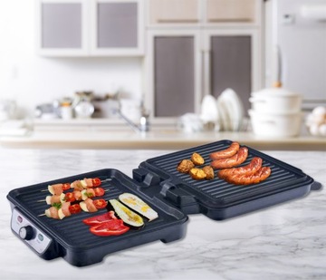 ПЕРВЫЙ СКЛАДНОЙ ЭЛЕКТРИЧЕСКИЙ ГРИЛЬ МОЩНОСТЬЮ 1800 ВТ