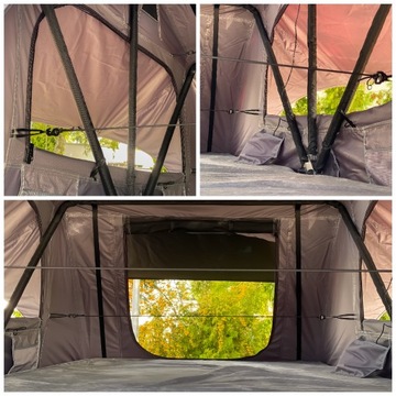Палатка на крышу Wild Camp Ohio 140x240см, прочная и проверенная конструкция.
