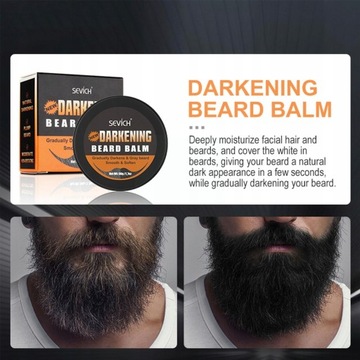 Краска для черной бороды Fast Black Beard Wax Dark Beard