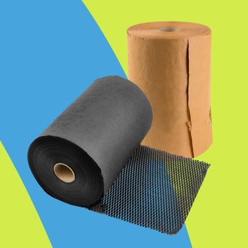 Оберточная бумага сотового формата БУМАЖНЫЙ НАПОЛНИТЕЛЬ ДЛЯ ПОСЫЛОК 100 м