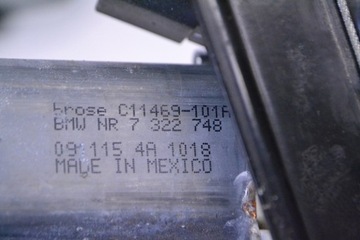 BMW X5 F15 XDRIVE 40D 2015 RHD ZADNÍ PRAVÉ DVEŘE ZVEDÁK OKNO