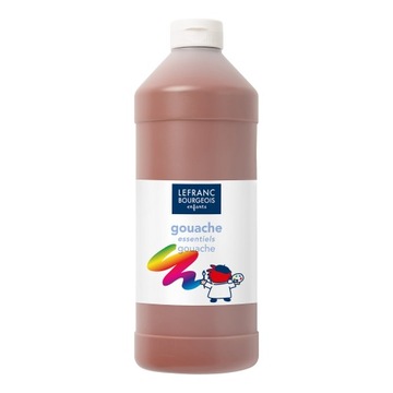 FARBA TEMPERA PLAKATOWA 1L BRĄZOWA L&B