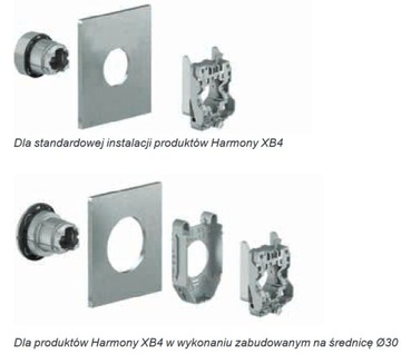 Schneider XB4 Крепежный корпус для электроблоков.