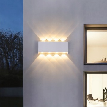 НАСТЕННЫЙ СВЕТИЛЬНИК ВВЕРХ ВНИЗ НАСТЕННЫЙ СВЕТИЛЬНИК LED 8LED IP65 8W!
