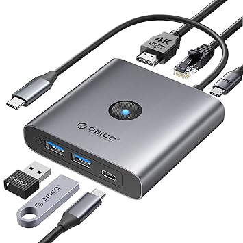 ДОК-СТАНЦИЯ ORICO TYPE-C 6 В 1, FAX3-6P25R