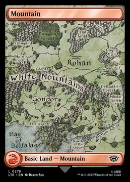 MtG: Mountain (V.4) (LTR)