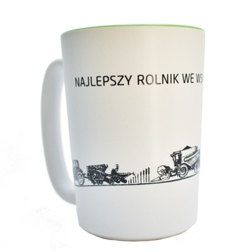 Kubek dla rolnika z hasłem Najlepszy rolnik we wsi