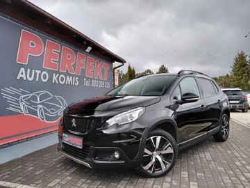 Peugeot 2008 I SUV Facelifting 1.2 PureTech 110KM 2019 Peugeot 2008 GT Line Automat Klimatronik Komputer Tempomat 1.2 Benzyna