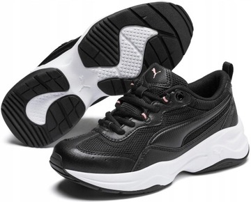 BUTY PUMA DAMSKIE SPORTOWE CZARNE CILIA ROZ 37,5