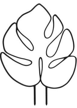 2 X ПОДСТАВКА ДЛЯ ЦВЕТОЧНОГО УКРАШЕНИЯ РАСТЕНИЯ МОНСТЕРА