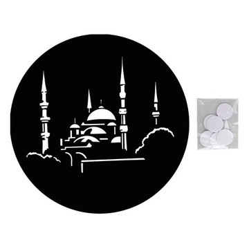 Рамадан Наклейка на стену Фетровая ткань Рамадан Настенный декор для стиля B