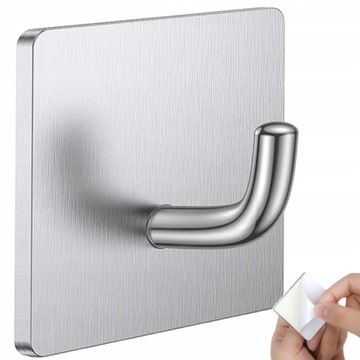 ПРОЧНЫЕ КРЮЧКИ САМОКЛЕЯЩИЕСЯ ДЛЯ ОДЕЖДЫ КРЮЧОК 2x