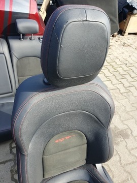 KIA CEED II GT HB LIFT-15-18 SEDADLA KŮŽE ALCANTRA RECARO KOMPLET EU