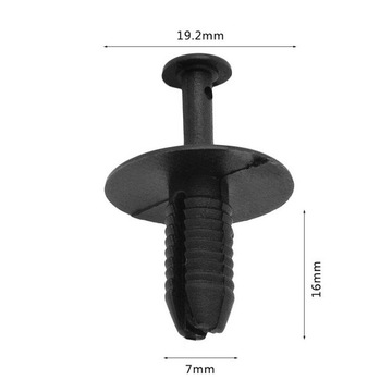 100 KUSU SPONY NÁRAZNÍKU DO BMW E38 E39 E46 E90 -