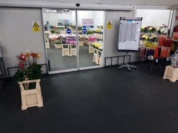 Ковролин - Плитка ПВХ для Гаража, Склада, Офиса обслуживания, Лист BLACK10 Ryf