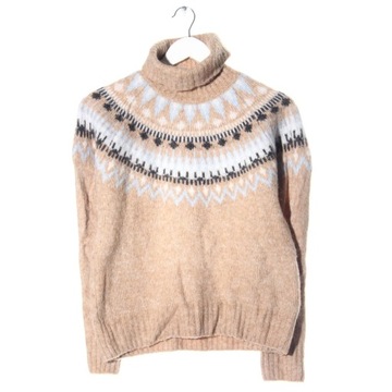 H&M Sweter z golfem Rozm. EU 34 kremowy