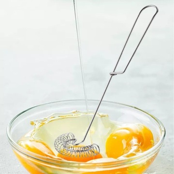 Mieszadło do jajek Stal nierdzewna Ręczne Trwałe Proste