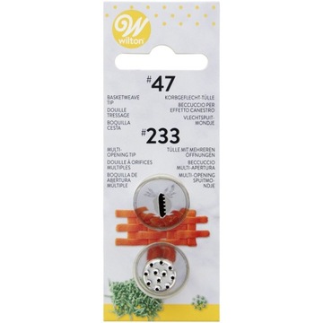 Wilton Tylki cukiernicze 47 plecionka, 233 trawa