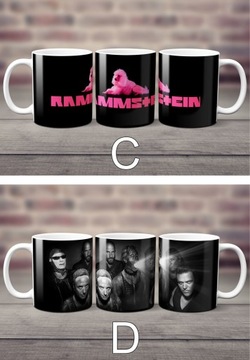 RAMMSTEIN комплект подушка+кружка+БЕСПЛАТНЫЕ ВЫКРОЙКИ