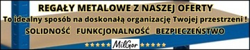 МЕТАЛЛИЧЕСКАЯ ПОЛКА ДЛЯ ПРЕДПОЧТЕНИЙ, БАНКИ, 150х75х30, ГАРАЖНОЕ ХРАНЕНИЕ 2в1
