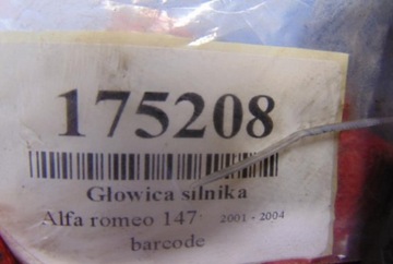 ALFA ROMEO 147 1.9JTD HLAVA MOTORU 46431957