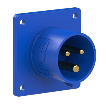 Wtyczka tablicowa 16A 3P 230V niebieska IP44 613-6
