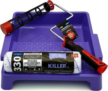 ZESTAW DOLPHIN seria 330 1x WAŁEK KILLER 25CM 13MM UCHWYT KUWETA nie motive