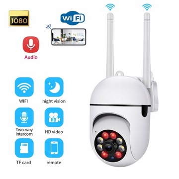 НАРУЖНАЯ КОММУТАЦИОННАЯ IP WIFI КАМЕРА Full 1080 HD