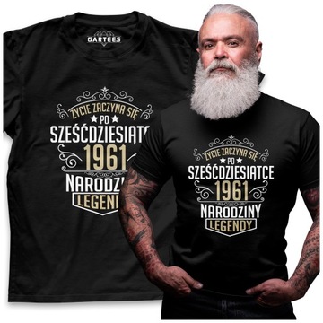 KOSZULKA MĘSKA NARODZINY LEGENDY NA PREZENT