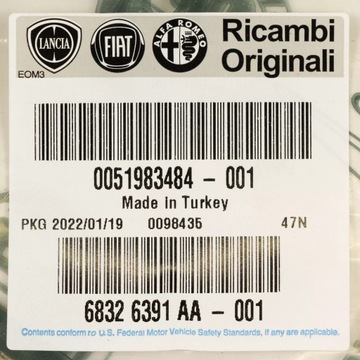 Fiat OE 51983484 Радиатор воздухозаборника