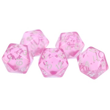 ZESTAW 10 KOSTEK K20 RPG NIBYLANDIA KOŚĆ DWUDZIESTOŚCIENNA