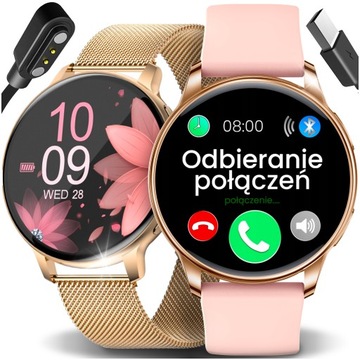 SMARTWATCH DAMSKI DLA KOBIETY ROZMOWY CIŚNIENIE PL