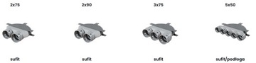 PE-FLEX Статическая камера 3x75/125 полиэфир HIT CEILING