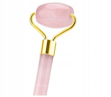 НЕФРИТОВЫЙ РОЛИКОВЫЙ МАССАЖЕР ДЛЯ ЛИЦА ИЗ РОЗОВОГО КВАРЦА