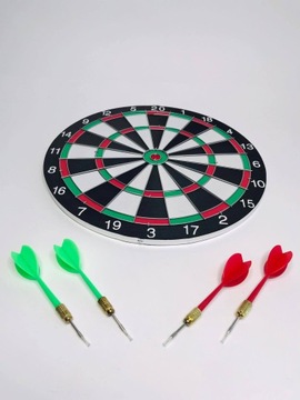 Mini dwustronna tarcza do DART 28,5 cm + 4 rzutki